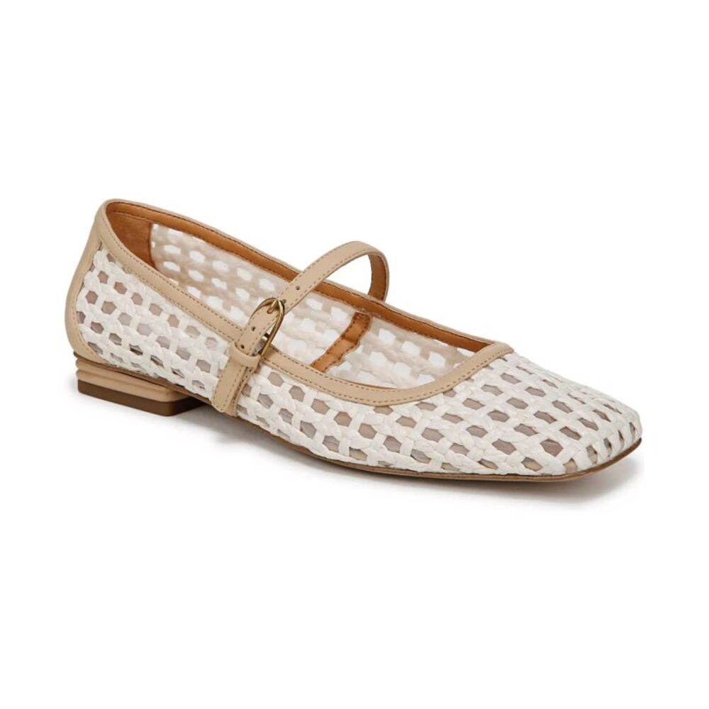 New Franco Sarto Women's Sz 7.5 Tinsley 2 Square Toe Mary Jane Flats